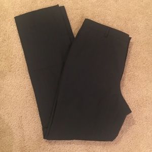 Jos A Bank Black Dress Pants with subtle pinstripe